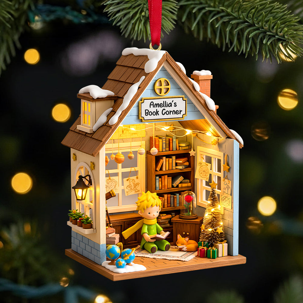 “Every Book Lover’S Dream” - Personalized Christmas Ornament - Custom Gift For Readers, Friends, Family - Image 3