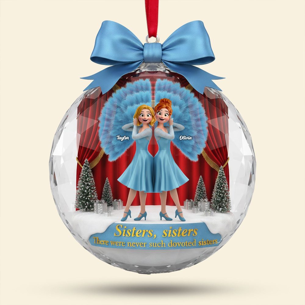 Sisters, Sisters! A Heartfelt Personalized Ornament For Besties - Image 3