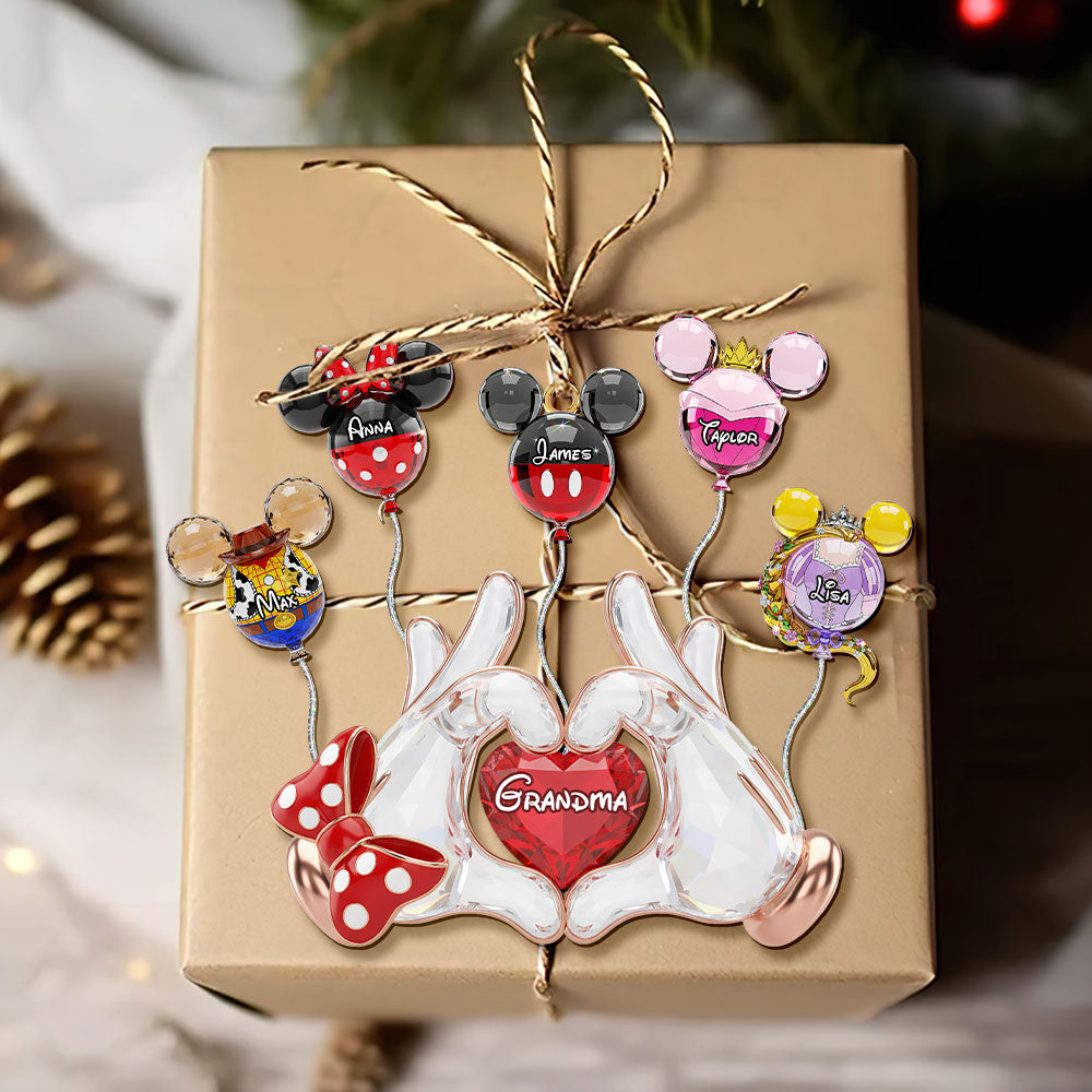 “Grandma, You’Re Our Fairytale Hero!” - Personalized Fairytale Balloon Grandma Ornament - Unique Gift For Grandma - Image 2
