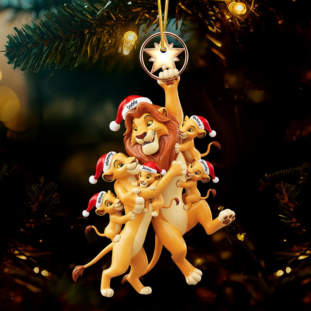 Celebrate Family Togetherness This Christmas - Personalized Family Ornament - Gift For Parents, Grandparents & Loved Ones