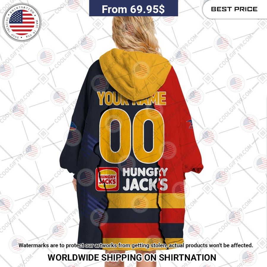 Adelaide Crows Mix Hoodie Blanket - Image 3