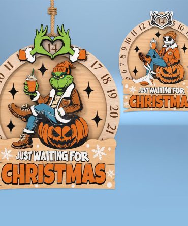Funny Gifts For Christmas Lovers Ornament 50Acxx280824 Just Waiting For Christmas