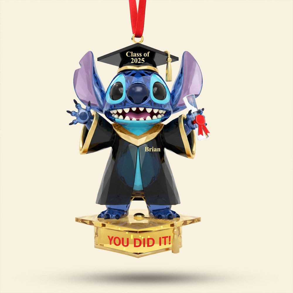 Celebrate Achievements With Our Cute Monster Graduation Ornament - Personalized Gift For Graduates - Image 3