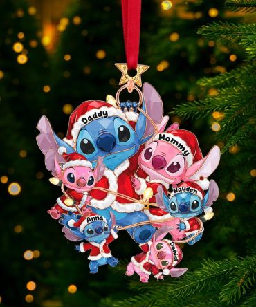Celebrate Family Love With Our Mischievous Family Tree Ornament - Personalized Gift For All Loved Ones