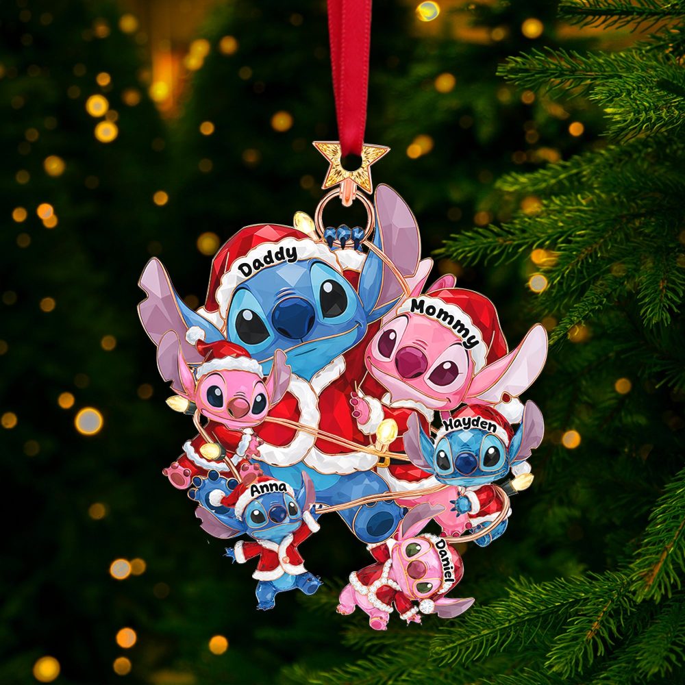 Celebrate Family Love With Our Mischievous Family Tree Ornament - Personalized Gift For All Loved Ones