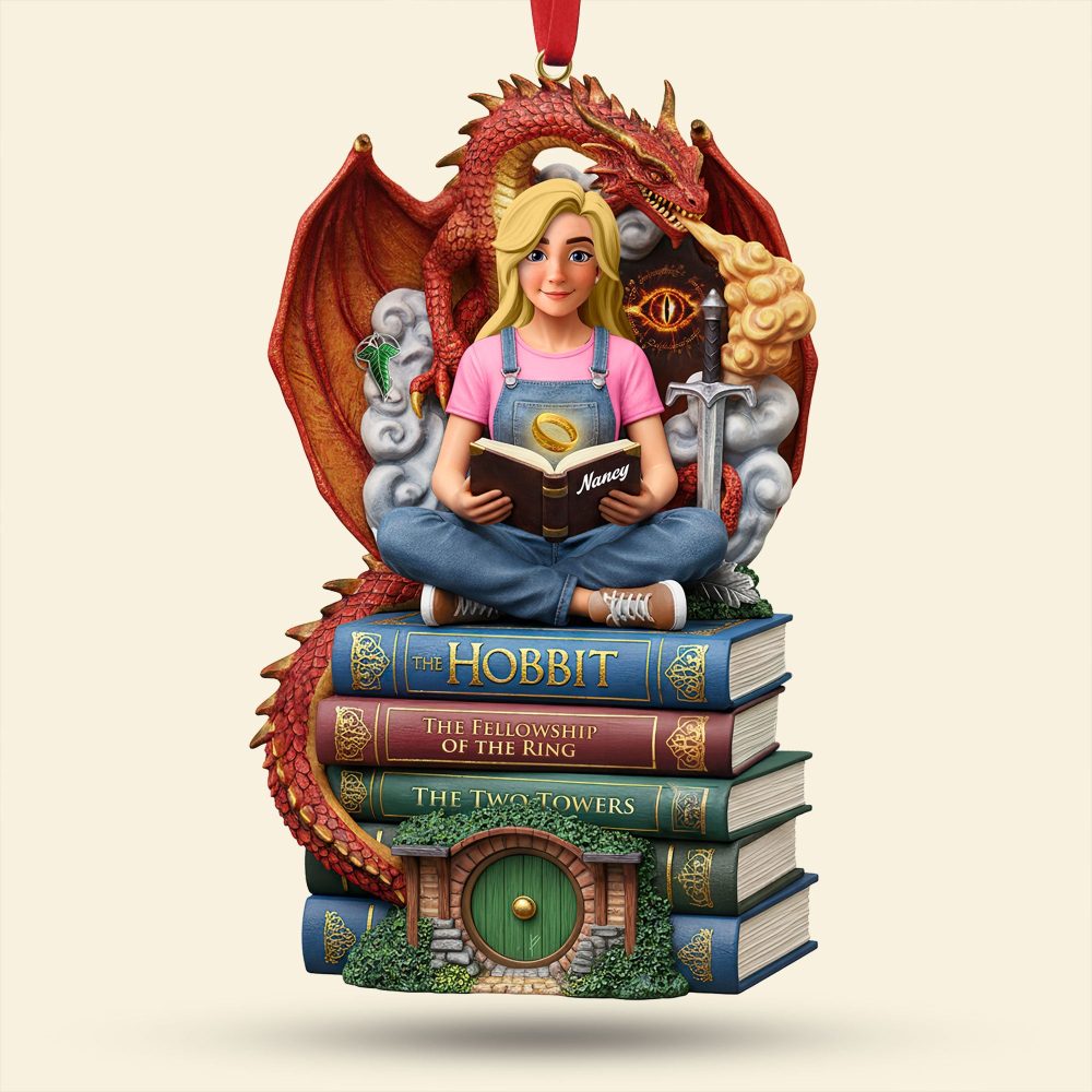 For Every Book Lover, A Magical Moment Awaits - Personalized Book Lover Christmas Ornament - Gift For Readers And Book Enthusiasts - Image 3