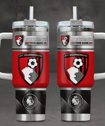 A.F.C. Bournemouth Epl Custom Stanley Cup 40 Oz Tumbler With Handle