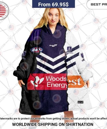 Afl Fremantle Dockers Mix Custom Hoodie Blanket