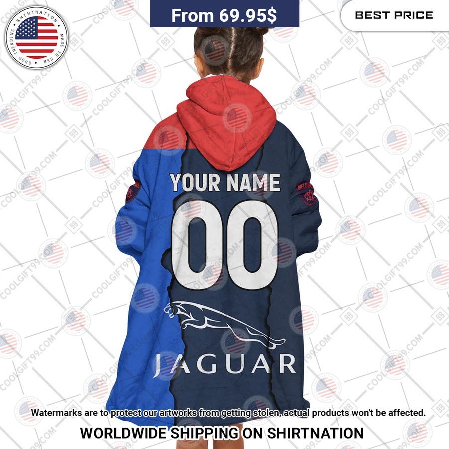 Afl Melbourne Demons Mix Custom Hoodie Blanket - Image 5