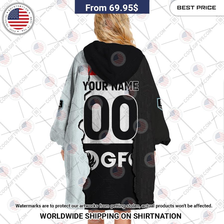 Afl Port Adelaide Power Mix Custom Hoodie Blanket - Image 3