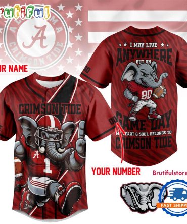 Alabama Crimson Tide 2025 Ncaa Game Day Jersey Shirt