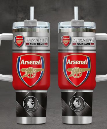 Arsenal F.C. Epl Custom Stanley Cup 40 Oz Tumbler With Handle