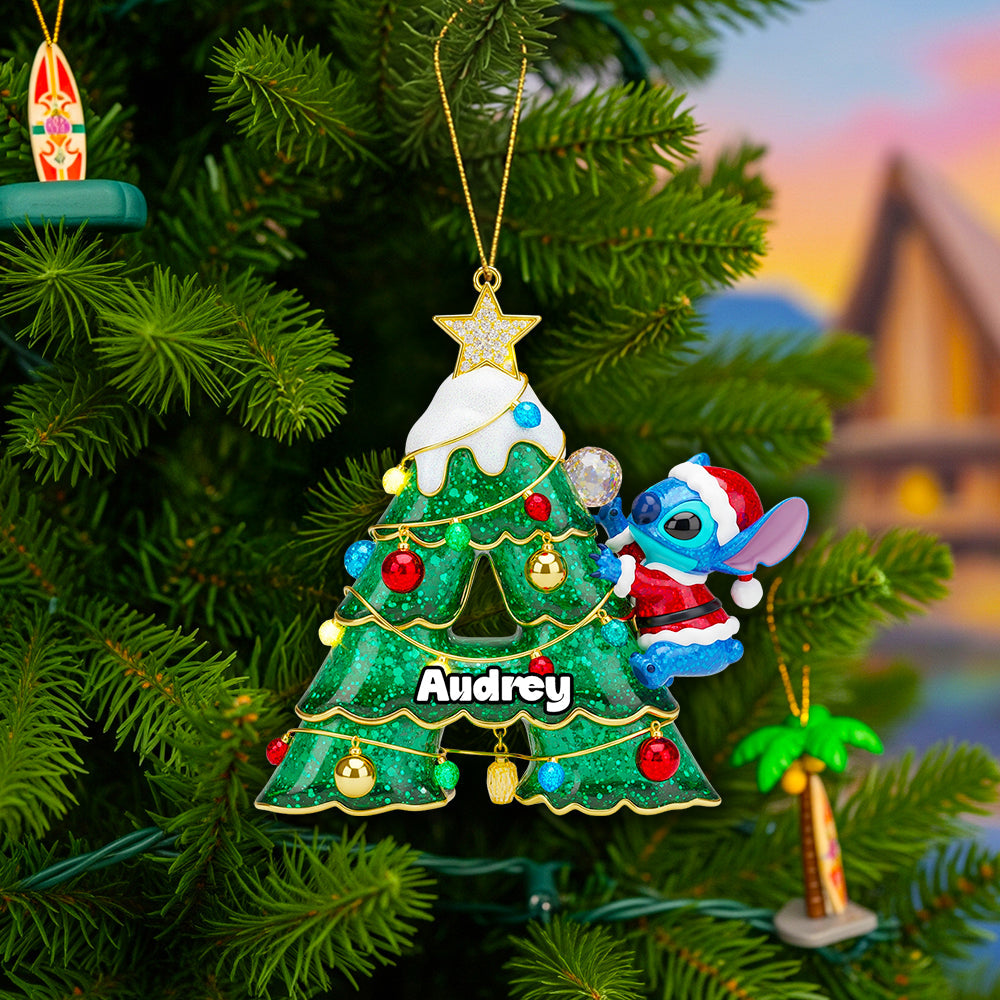 Warm Wishes With Personalization: Experiment Alphabet Christmas Ornament - A Unique Gift For All Ages - Image 2