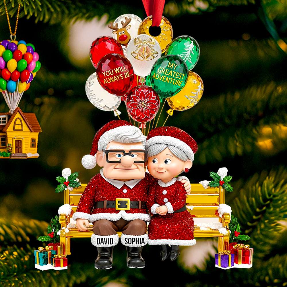You'Ll Always Be My Greatest Adventure - Personalized Romantic Couple Christmas Ornament - Image 2