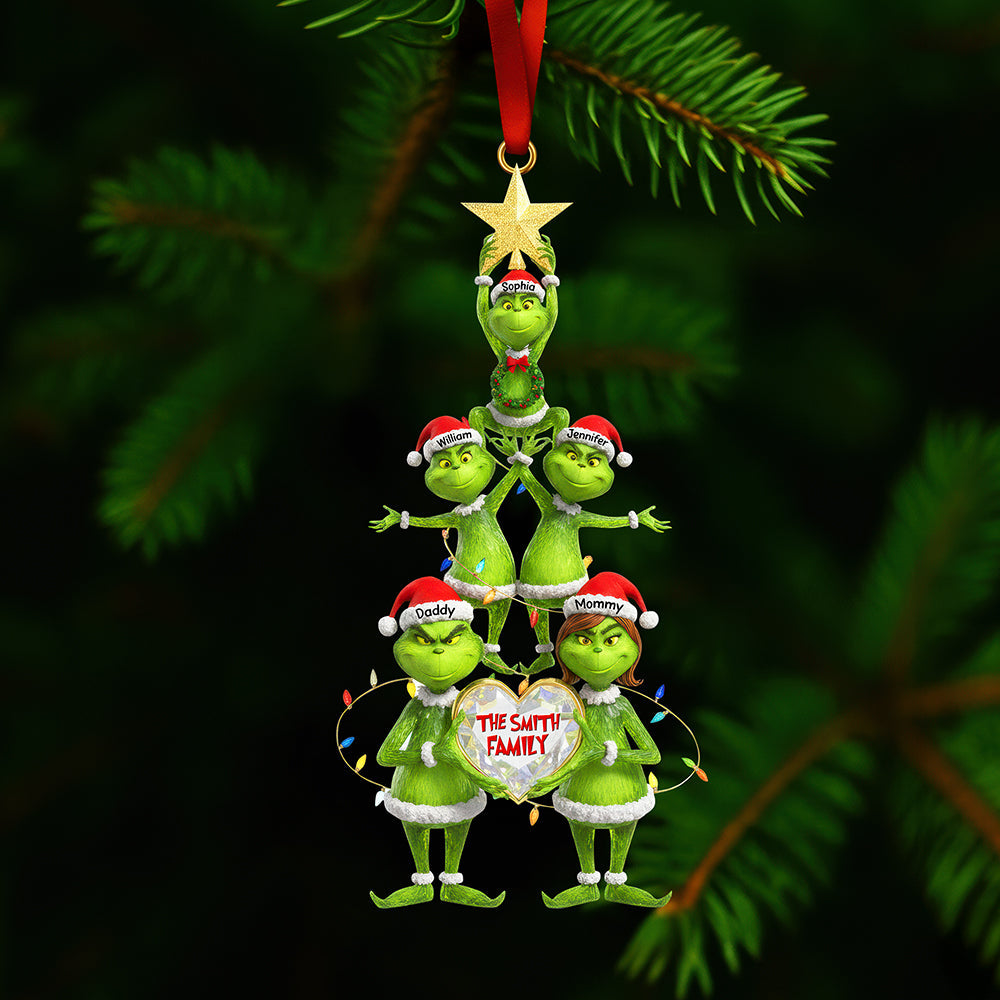 “Celebrate Family Togetherness” – Personalized Christmas Ornament – Custom Gift For Families, Friends & Loved Ones - Image 3