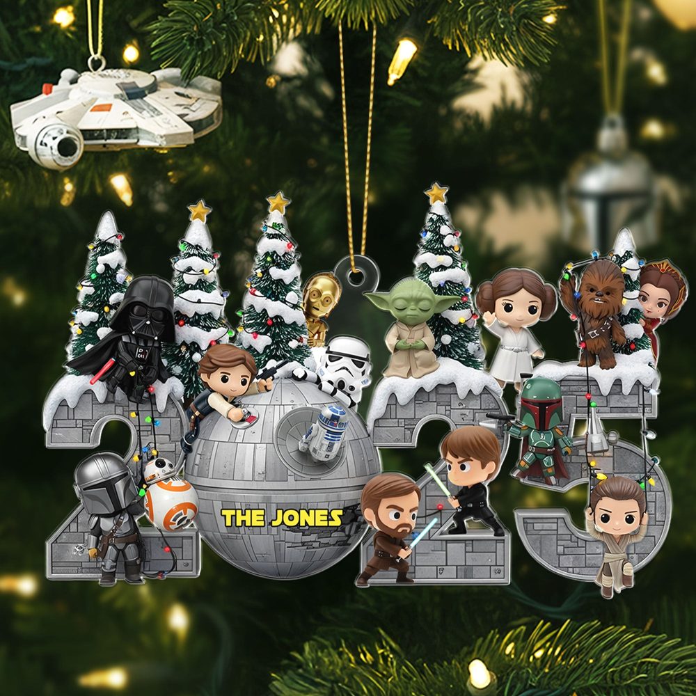 “Merry Christmas From Galaxy Troop!” - Personalized Ornament For Star Wars Fans