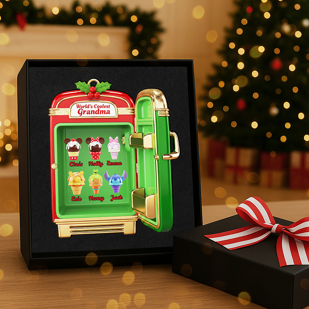 World'S Coolest Grandma Christmas Ornament - Personalized Gift For Grandma - Image 4