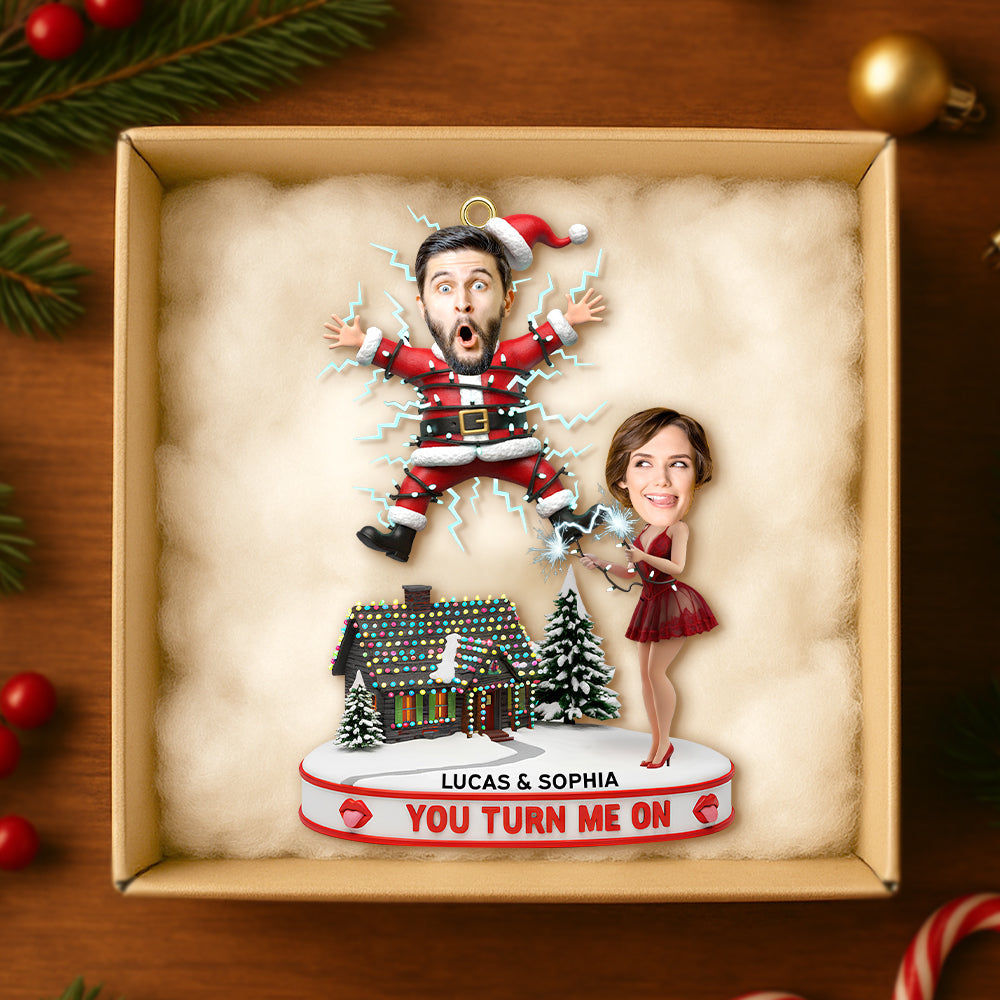 Spark Joy With A Custom Fun Couple Electric Shock Ornament! - Image 2