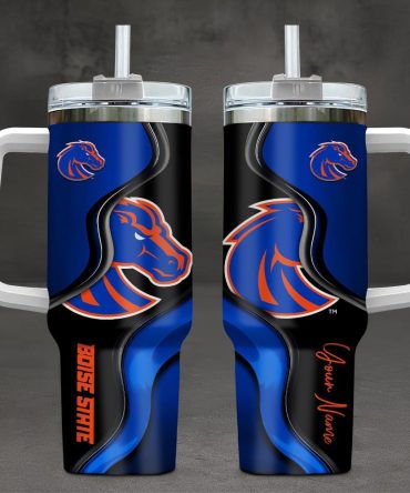 Boise State Broncos Ncaa Custom Stanley Cup 40 Oz Tumbler With Handle