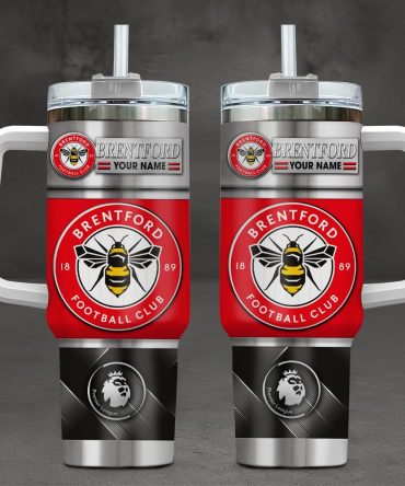 Brentford Fc Epl Custom Stanley Cup 40 Oz Tumbler With Handle