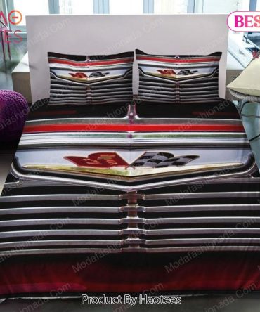 1961 Chevrolet Impala Bel Air Biscayne V8 348 Cross Flags Rear Trunk Vee Emblem Cars 26 Bedding Sets Bed Sets, Bedroom Sets