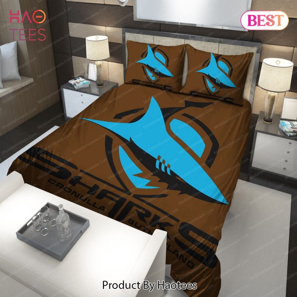 Cronulla Sharks Logo Bedding Sets Bed Sets, Bedroom Sets - Image 4