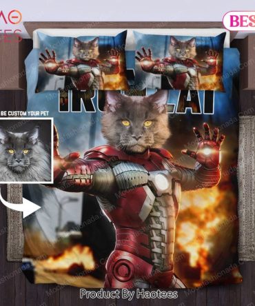 Custom Iron Man Cat Bedding Sets Bed Sets, Bedroom Sets