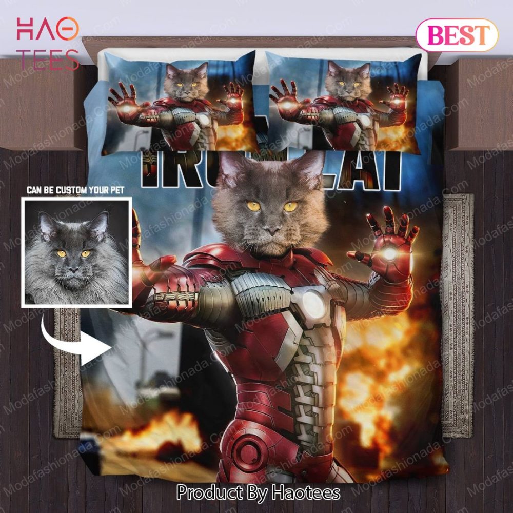 Custom Iron Man Cat Bedding Sets Bed Sets, Bedroom Sets