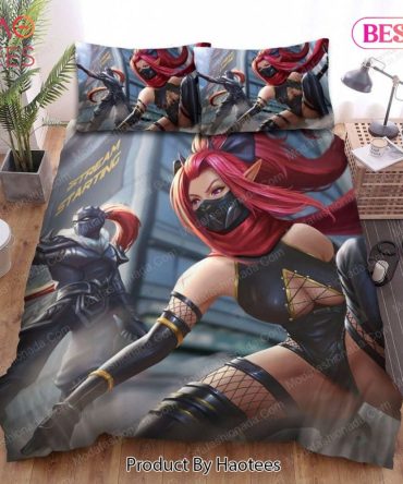 Cyberpunk Ninjas Couple On The Street Artwork 113 Bedding Sets Bed Sets, Bedroom Sets