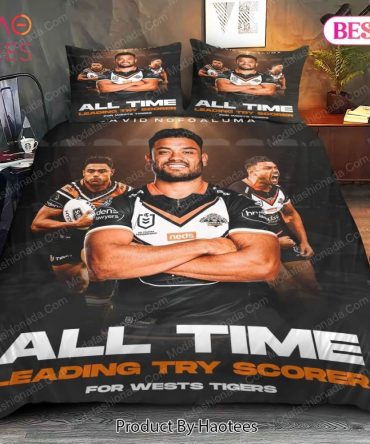 David Nofoaluma Wests Tigers Bedding Sets 01 Bed Sets, Bedroom Sets, Comforter Sets, Duvet Cover, Bedspread