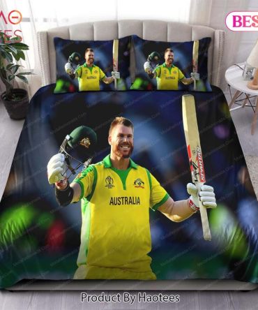 David Warner Of Australia Icc Cricket World Cup 2019 Bedding Sets Bed Sets, Bedroom Sets