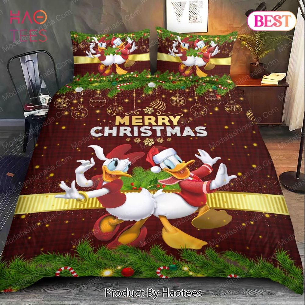 Donald Duck Merry Christmas Bedding Sets Bed Sets, Bedroom Sets - Image 2