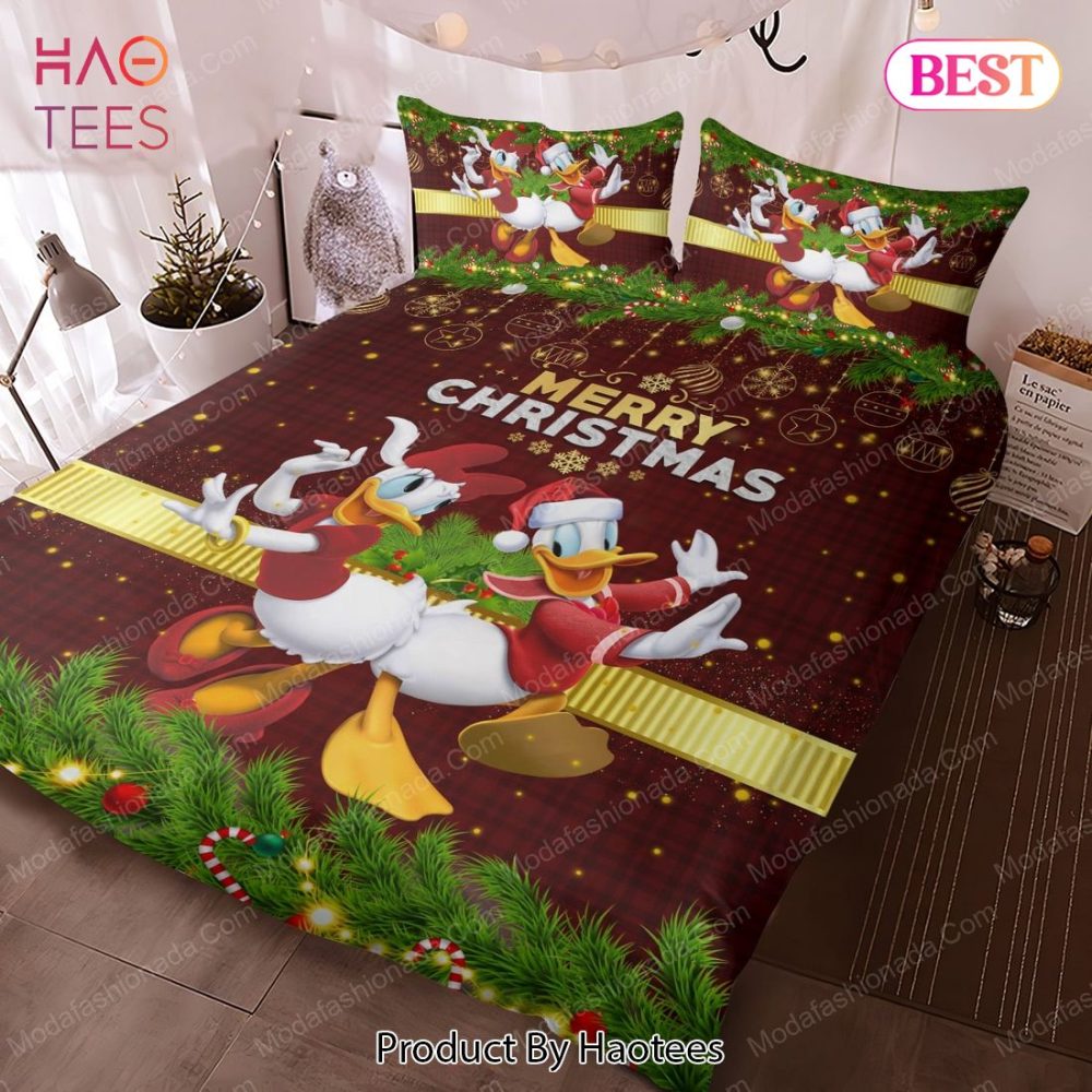 Donald Duck Merry Christmas Bedding Sets Bed Sets, Bedroom Sets - Image 3