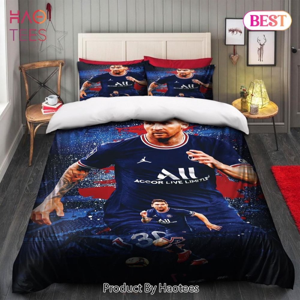 Fc Psg Lionel Messi 25 Bedding Sets Bed Sets, Bedroom Sets - Image 5