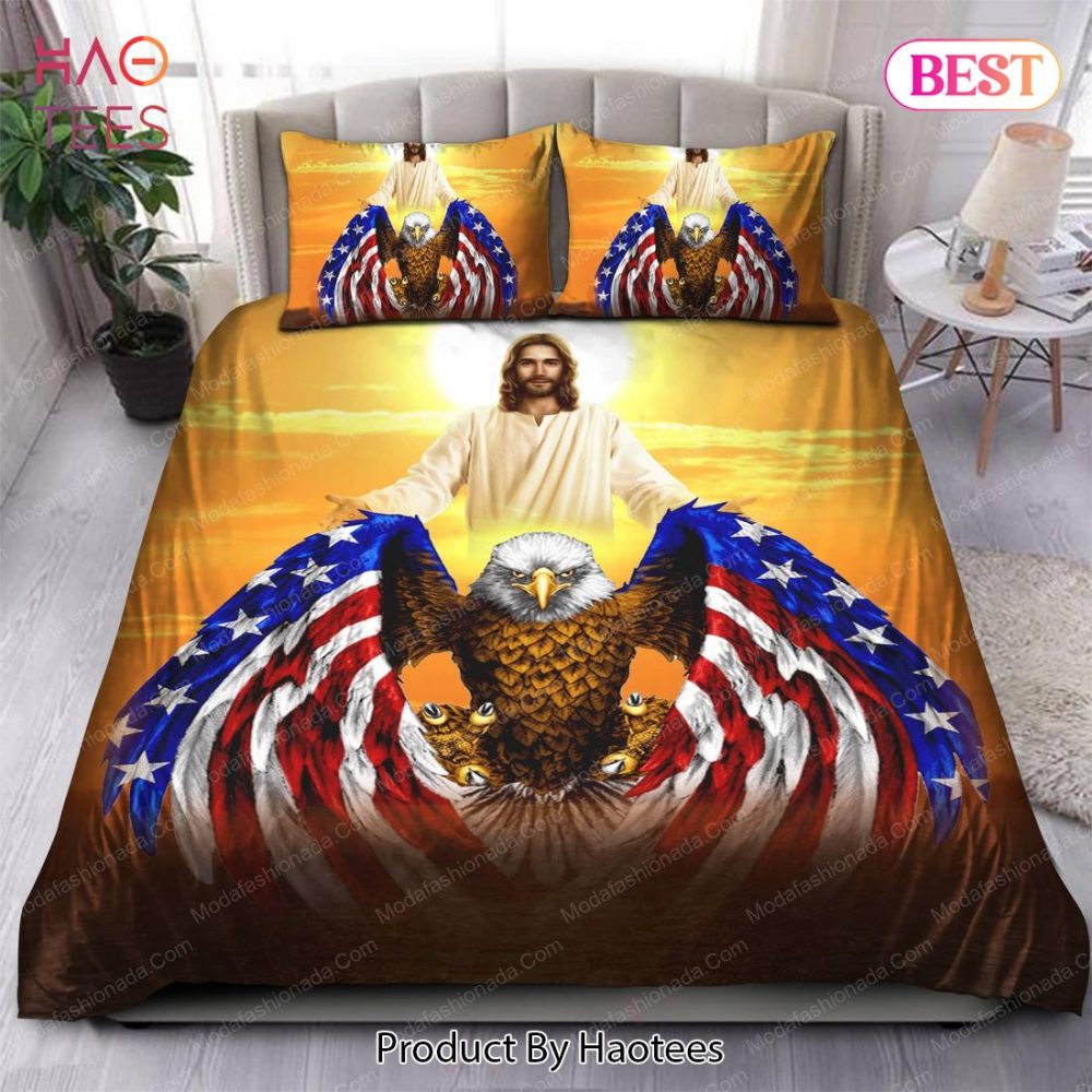 Jesus Christian American Eagle God 52 Bedding Sets Bed Sets, Bedroom Sets