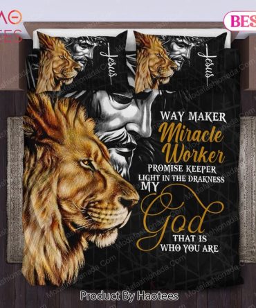 Jesus Way Maker Lion Of Judah Bedding Sets Bed Sets, Bedroom Sets