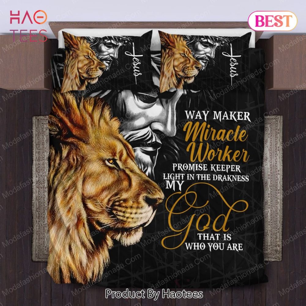 Jesus Way Maker Lion Of Judah Bedding Sets Bed Sets, Bedroom Sets