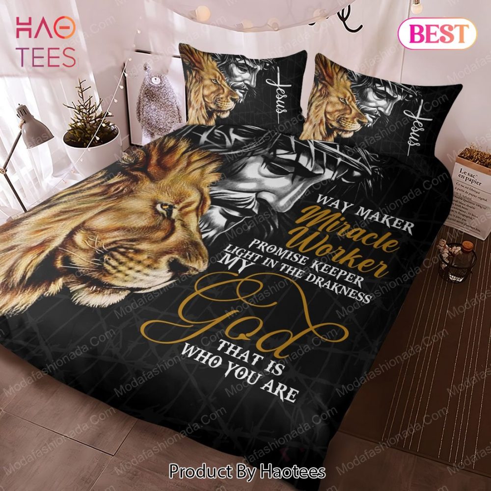 Jesus Way Maker Lion Of Judah Bedding Sets Bed Sets, Bedroom Sets - Image 3