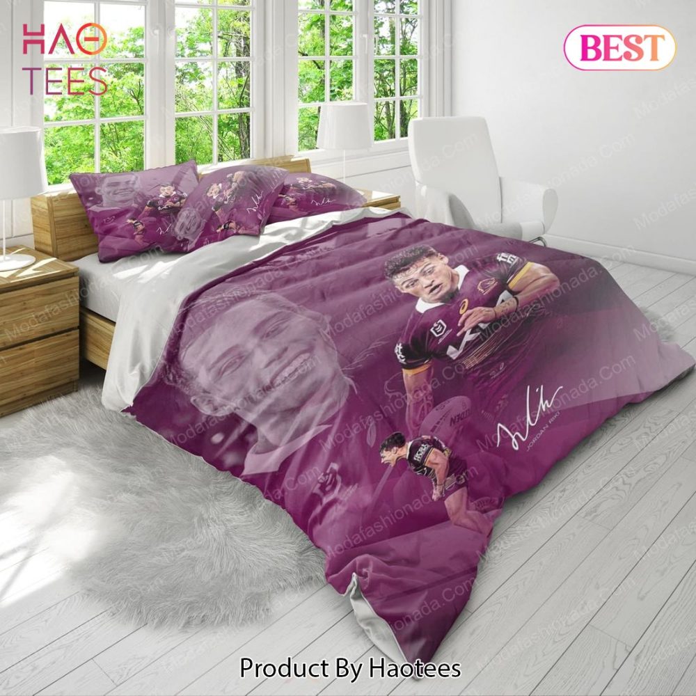 Jordan Riki Brisbane Broncos Bedding Sets Bed Sets, Bedroom Sets - Image 2