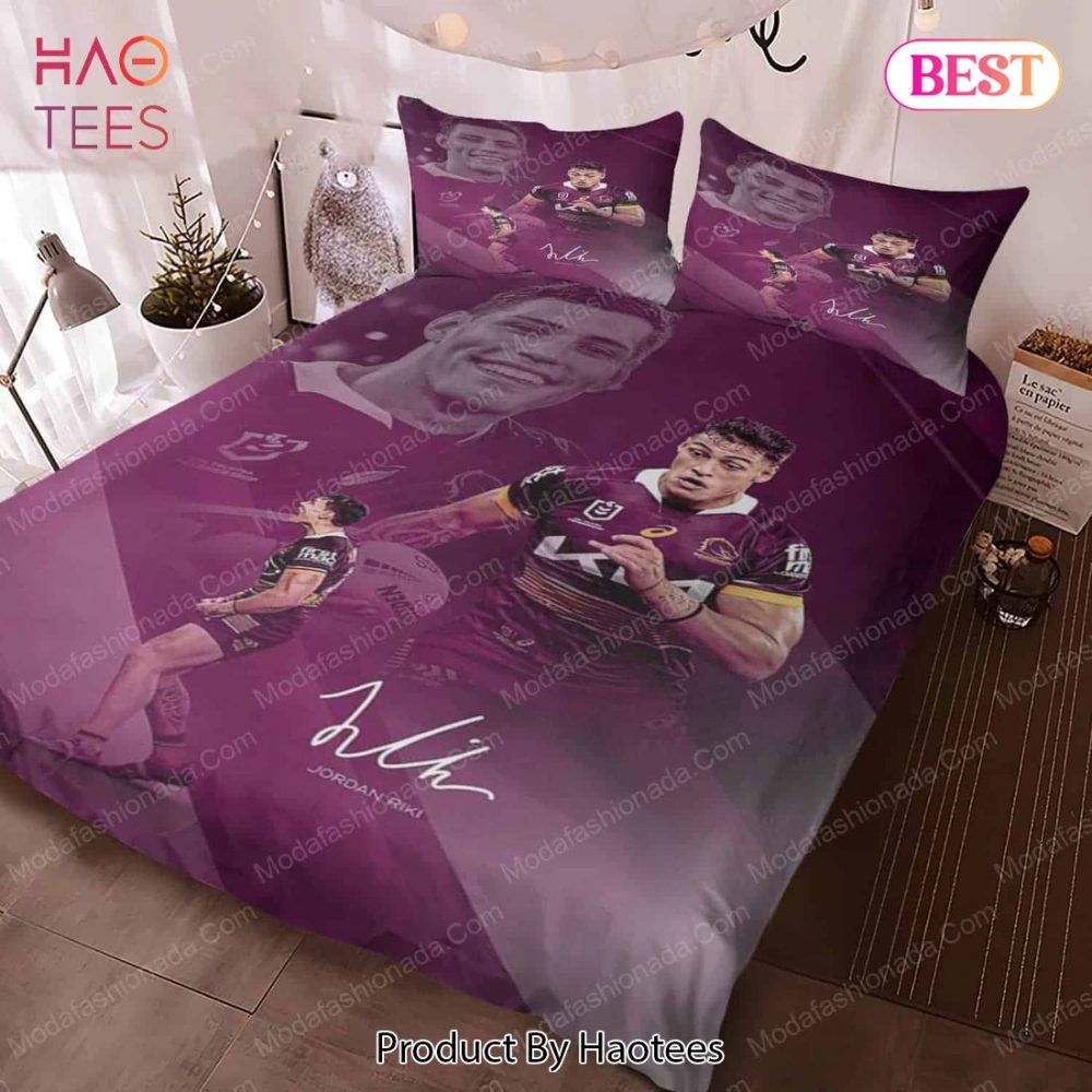 Jordan Riki Brisbane Broncos Bedding Sets Bed Sets, Bedroom Sets - Image 3