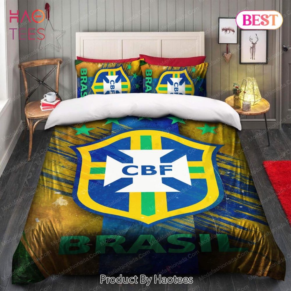 Logo Brazil National Football Team Bedding Sets Bed Sets, Bedroom Sets - Image 5
