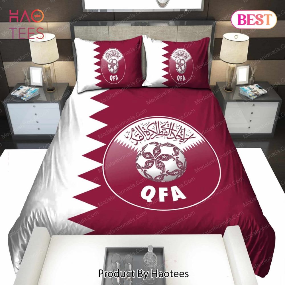 Logo Qatar National Football Team Bedding Sets Bed Sets, Bedroom Sets - Image 2