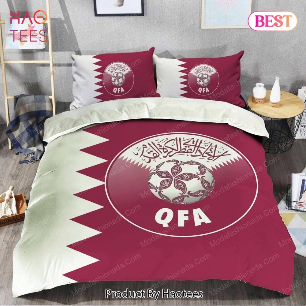 Logo Qatar National Football Team Bedding Sets Bed Sets, Bedroom Sets - Image 3