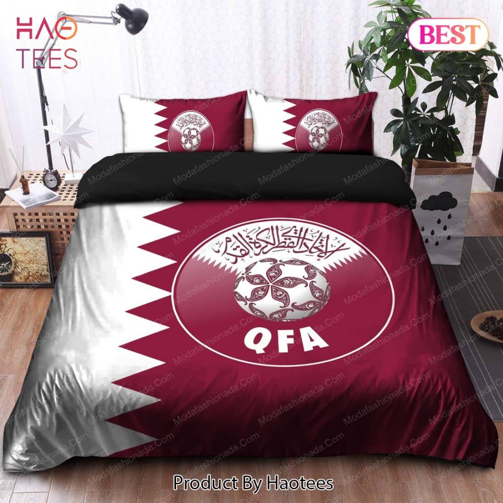 Logo Qatar National Football Team Bedding Sets Bed Sets, Bedroom Sets - Image 4