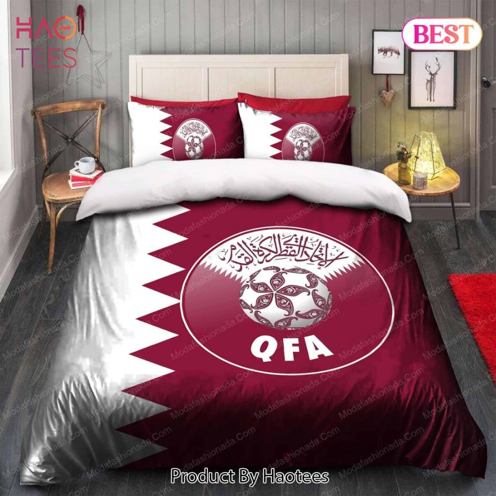Logo Qatar National Football Team Bedding Sets Bed Sets, Bedroom Sets - Image 5