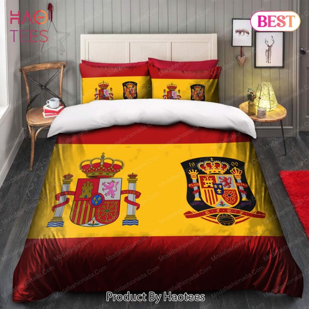 Logo Spain National Football Team Bedding Sets Bed Sets, Bedroom Sets - Image 4
