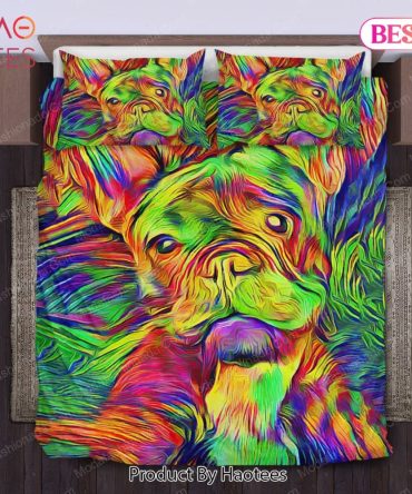 Loyal Bulldog Watercolor Bedding Sets Bed Sets, Bedroom Sets