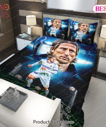 Luka Modric Real Madrid Final Uefa Champions League 2022 In Paris Art 38 Bedding Sets Bed Sets, Bedroom Sets