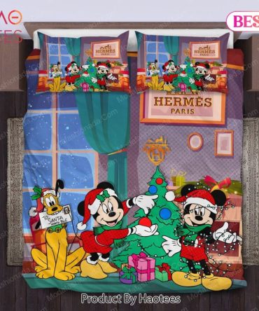 Mickey And Minnie Herms Merry Christmas Bedding Sets Bed Sets, Bedroom Sets