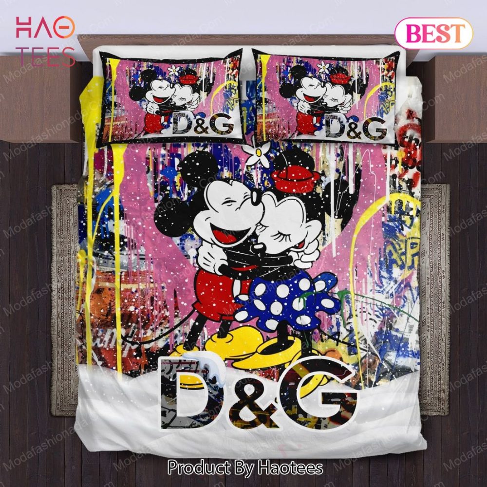Mickey Minne Street Style Dolce & Gabbana Christmas Bedding Sets Bed Sets, Bedroom Sets